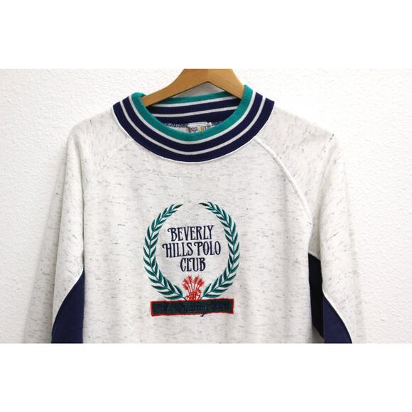 Vintage Beverly Hills Polo Club BHPC Sweatshirt Medium - Picture 2 of 7